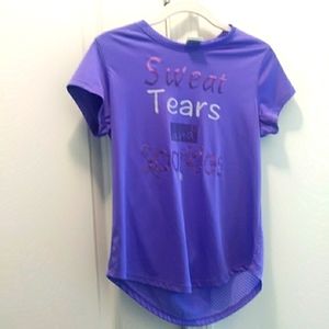 Young girl Sweat Tears and Sparkles shirt